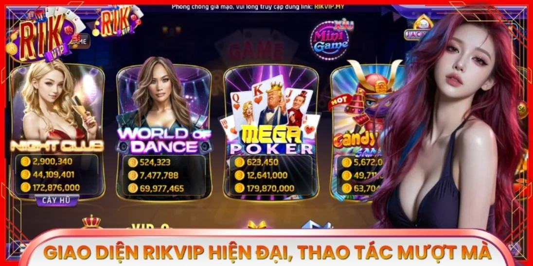 Giao diện Rikvip hiện đại, thao tác mượt trên mọi thiết bị